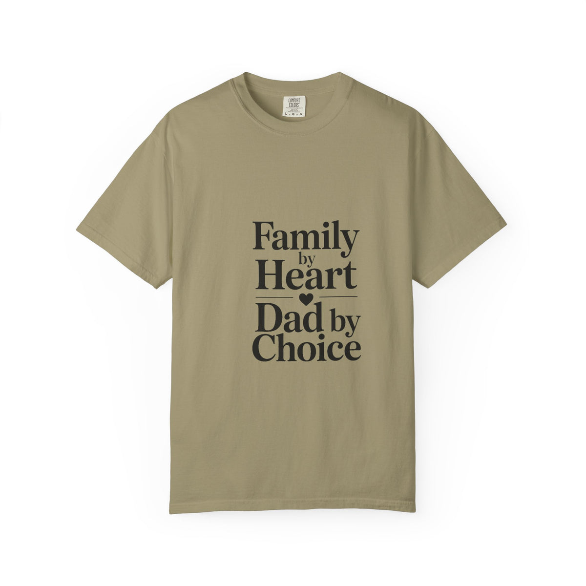 Bonus Dad Shirt, Family By Heart Dad By Choice Tee, Father's Day Gift For Bonus Dad, Stepdad Gift Shirt, Minimalist Dad Tee, Gift For Stepd…