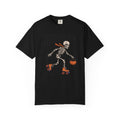 Rolling Into Halloween Skeleton Shirt, Retro Roller Skate Skeleton Tee, Funny Halloween T-Shirt, Vintage Spooky Season Gift