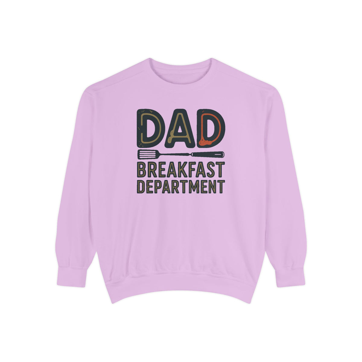 Dad Sweatshirt, Breakfast Department, Father's Day Gift For Dad Who Cooks, Funny Cooking Dad Crewneck, Retro Grilling Dad Gift
