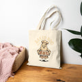 Baked With Boo Ghost Tote Bag, Halloween Baking Tote, Cute Ghost Cookies Bag, Fall Bakery Canvas Tote, Halloween Gift for Bakers