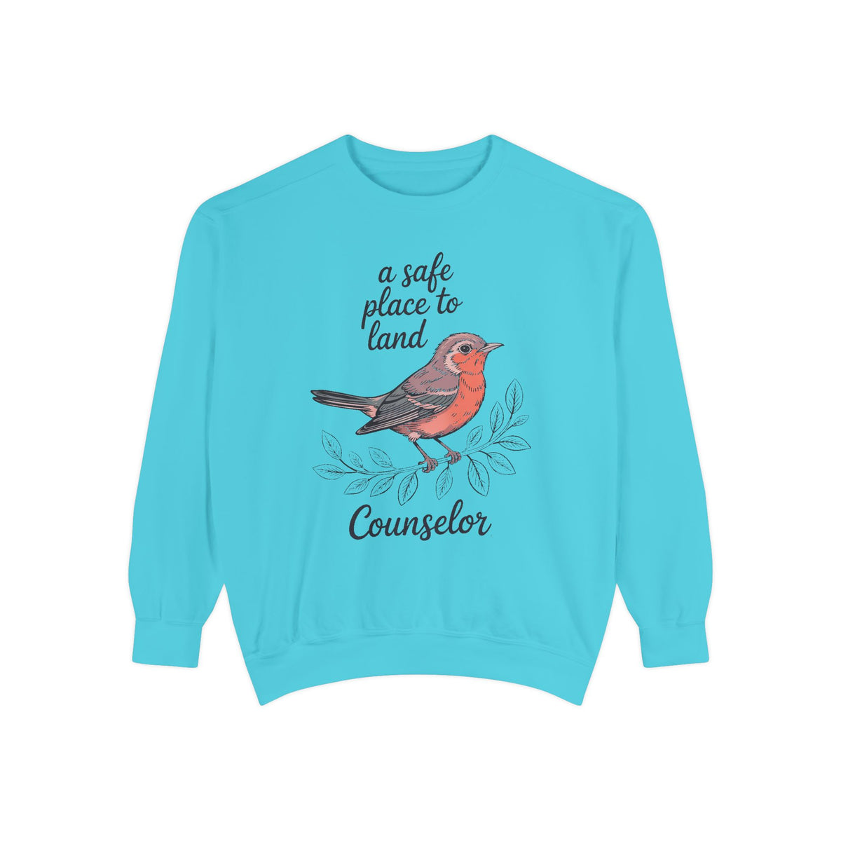 School Counselor Sweatshirt, A Safe Place To Land, Counselor Appreciation Gift, Teacher Appreciation Crewneck, Counselor Week Sweatshirt, G…