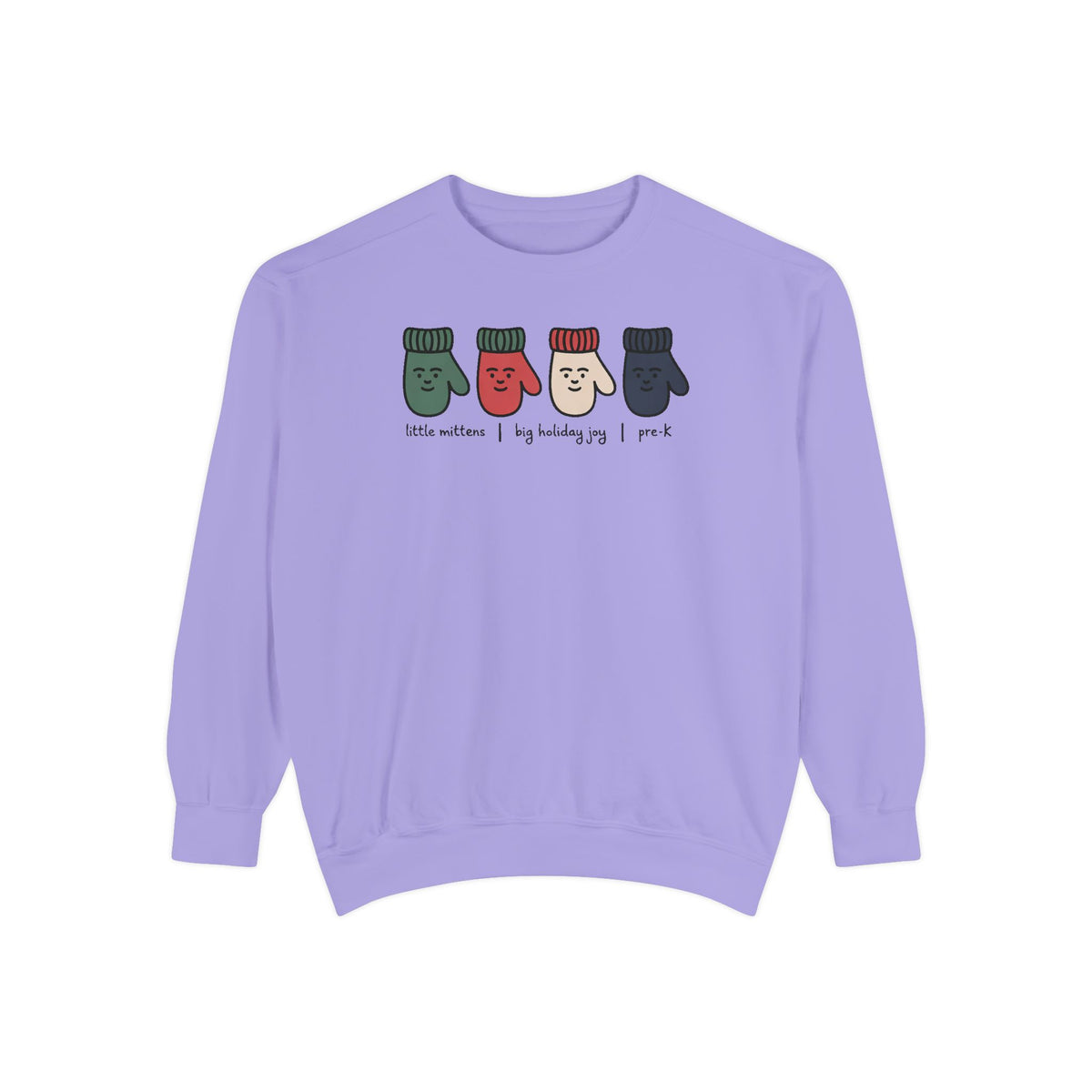 Pre-K Teacher Sweatshirt, Little Mittens Christmas Crewneck, Preschool Staff Christmas Gift, Holiday Gift For Pre-K Teacher, Christmas Teac…