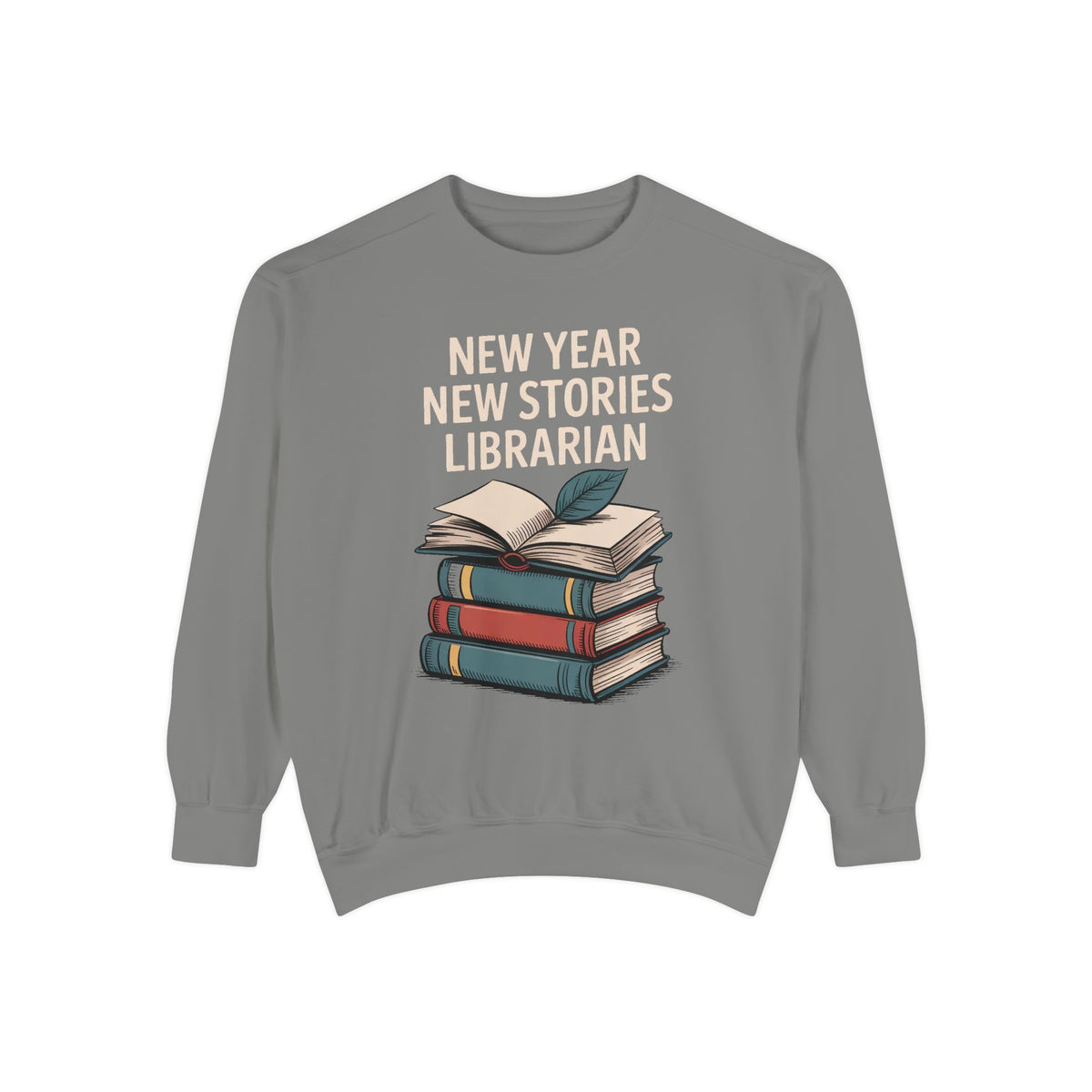 Librarian Sweatshirt, Back to School Gift For Librarian, New Year New Stories Tee, Library Lover Crewneck, Librarian Appreciation Gift