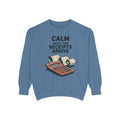 Accountant Sweatshirt, Calm Until The Receipts Arrive, Funny Accountant Gift, Tax Season Sweatshirt, Sarcastic Accounting Crewneck, CPA Gift