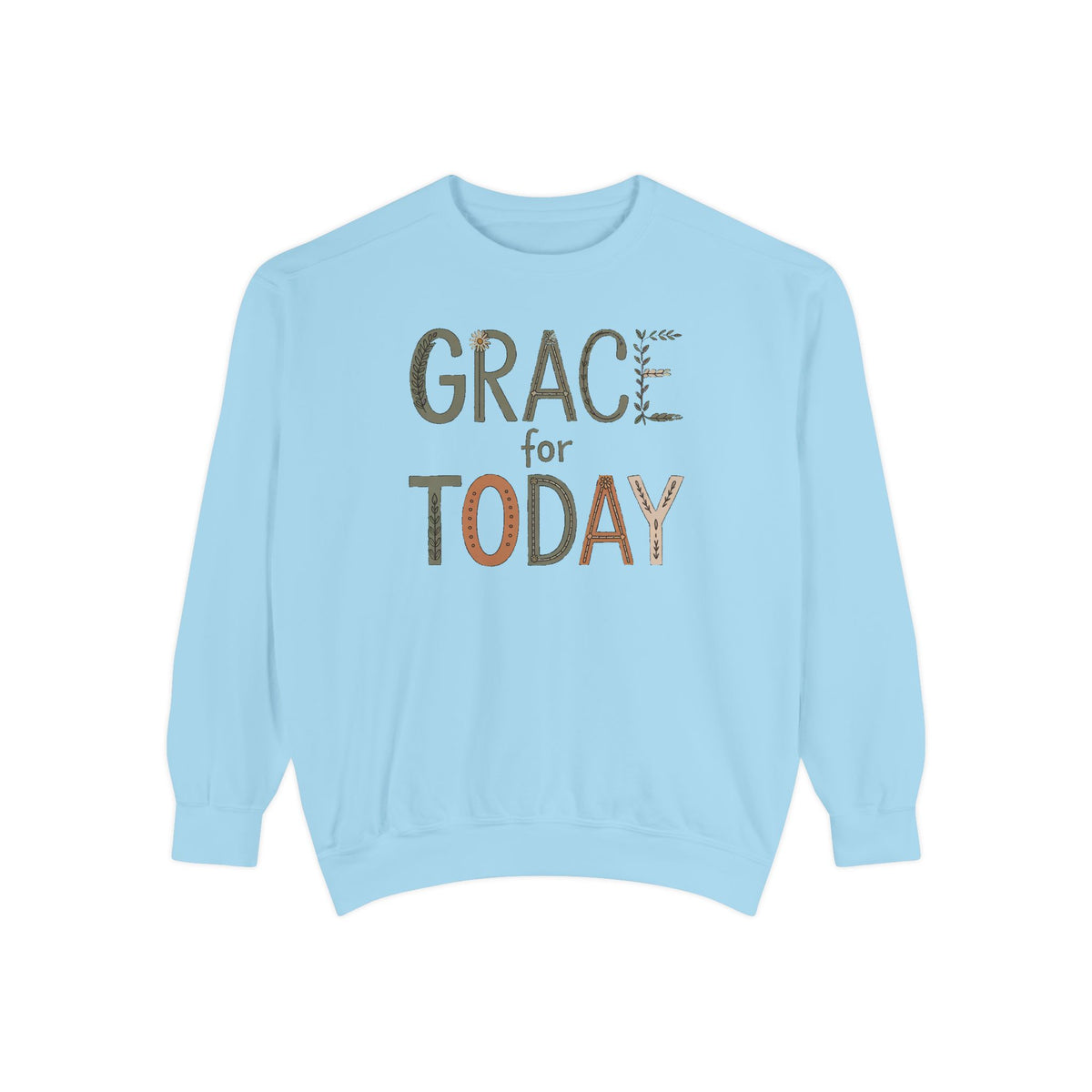 Christian Gift For Women, Grace For Today Sweatshirt, Faith Based Crewneck, Religious Sweatshirt Gift, Christian Woman Gift, Inspirational…