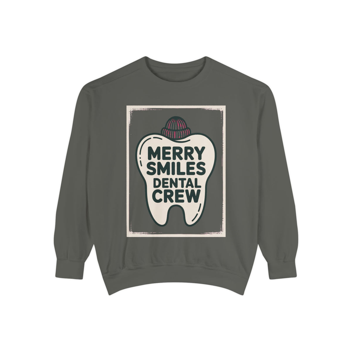 Dental Christmas Team Sweatshirt, Merry Smiles Dental Crew Gift, Christmas Gift For Dentist, Dental Office Holiday Sweatshirt, Dental Hygie…