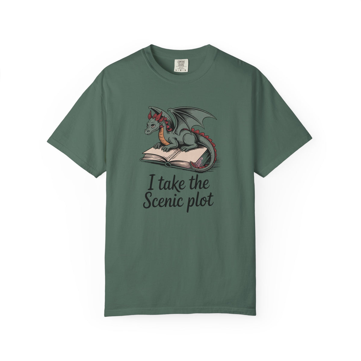 Fantasy Reader Shirt, I Take The Scenic Plot, Dragon Book Lover Gift, Bookworm T-Shirt, Fantasy Book Lover Tee, Reading Hobby Shirt