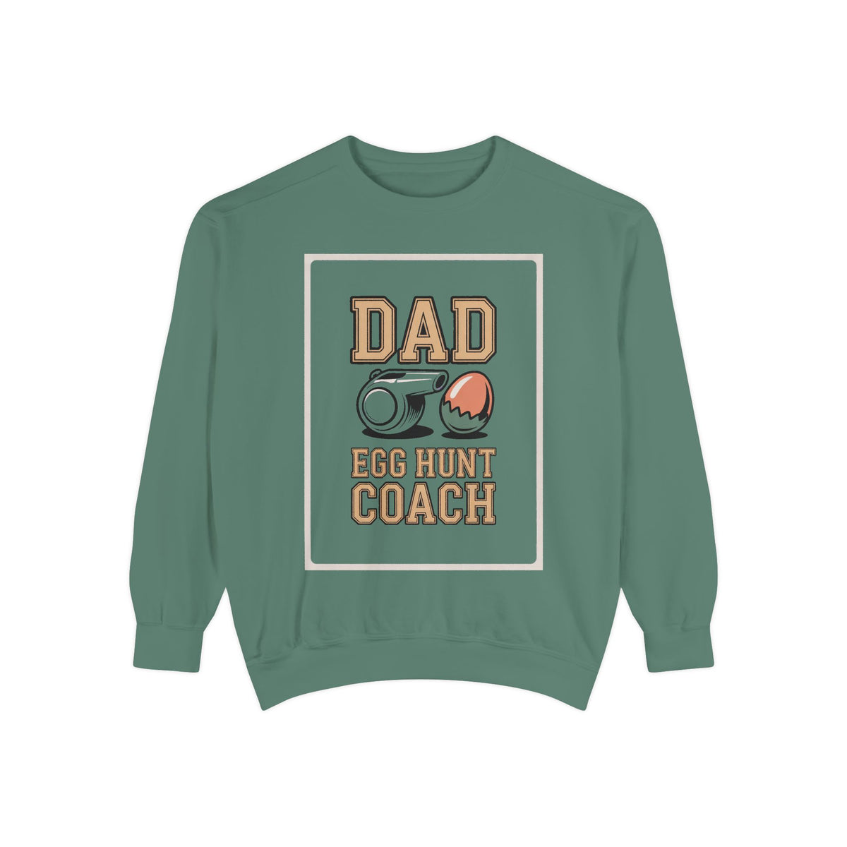 Dad Easter Sweatshirt, Egg Hunt Coach Shirt, Funny Easter Gift For Dad, Dad Easter Crewneck, Easter Sweatshirt For Him, Coach Dad Gift