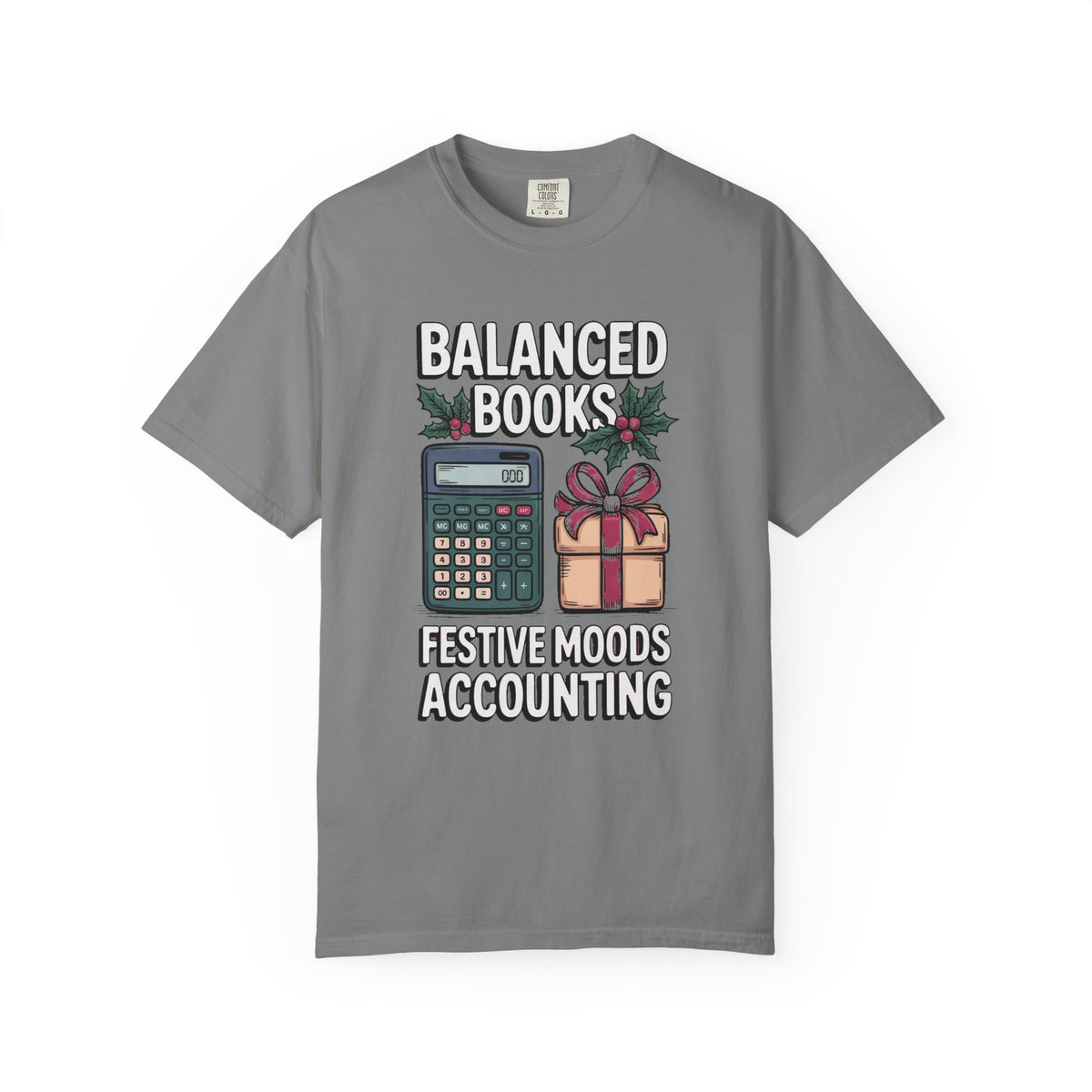 Accountant Christmas Shirt, Balanced Books Festive Moods Tee, Funny Gift For Accounting Team, Christmas Gift For Accountant, Bookkeeper Hol…