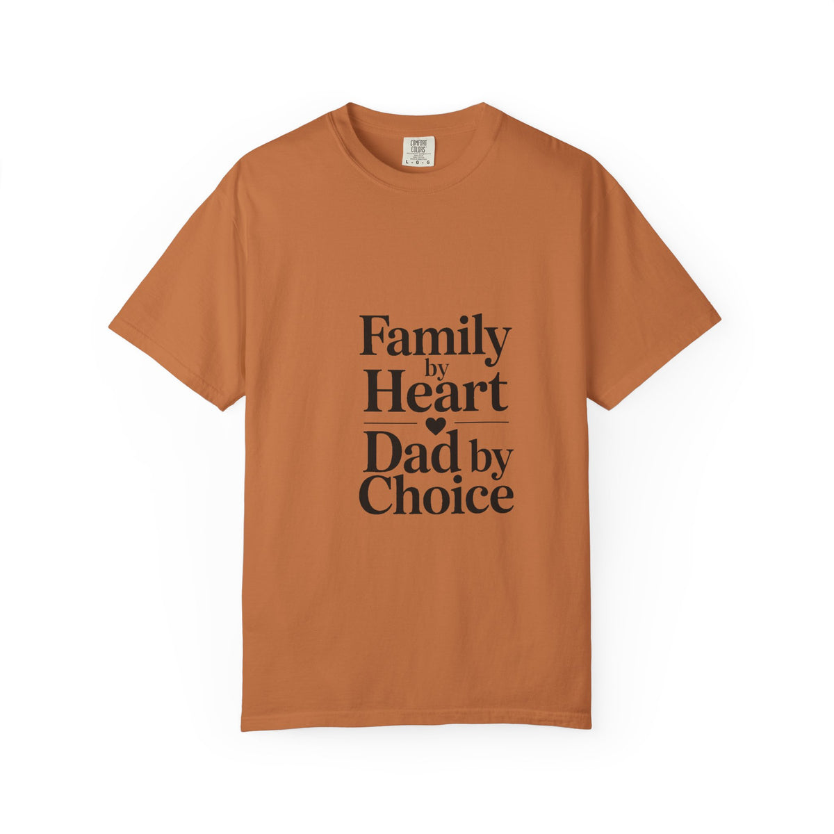 Bonus Dad Shirt, Family By Heart Dad By Choice Tee, Father's Day Gift For Bonus Dad, Stepdad Gift Shirt, Minimalist Dad Tee, Gift For Stepd…