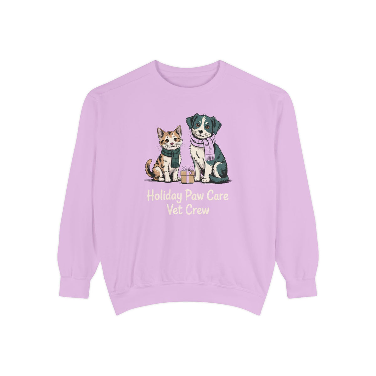Vet Crew Sweatshirt, Holiday Paw Care Christmas Gift For Veterinarian, Vet Tech Christmas Shirt, Veterinary Crew Holiday Sweatshirt, Vet Of…