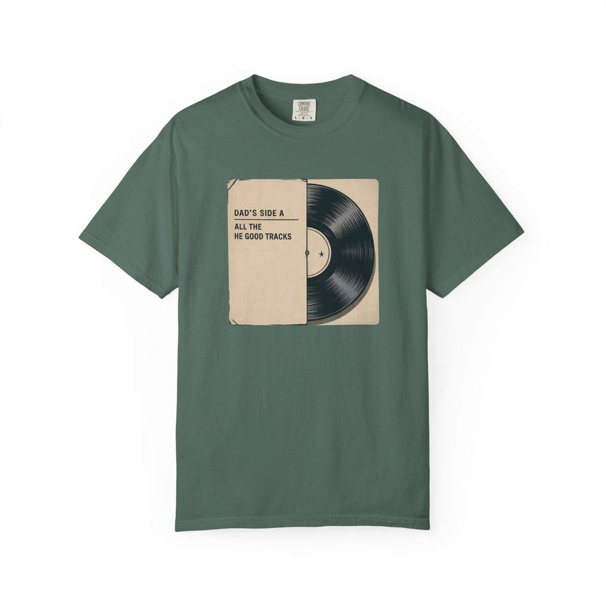 Dad's Side A Shirt, Music Lover Dad Gift, Father's Day Shirt For Vinyl Record Dad, Funny Dad Tee, All The Good Tracks Shirt, Gift For Music…