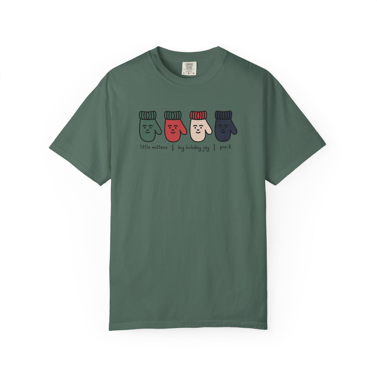 Pre-K Teacher Christmas Shirt, Little Mittens Big Holiday Joy, Preschool Staff Christmas Gift, Pre-K Christmas Crew Tee, Holiday Teacher Sh…