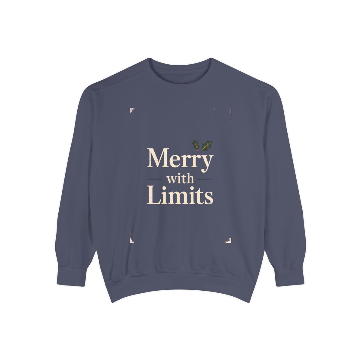 Busy Adult Christmas Sweatshirt, Merry With Limits Crewneck, Funny Christmas Gift For Tired Adults, Sarcastic Holiday Sweater, Dry Humor Xm…