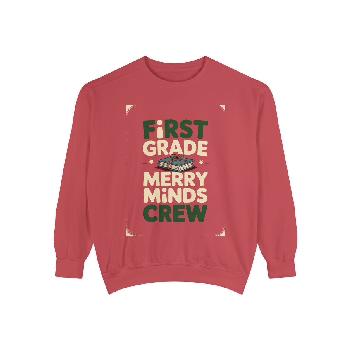 First Grade Teacher Sweatshirt, Merry Minds Crew Christmas Shirt, First Grade Crew Gift, Christmas Teacher Team Sweatshirt, 1st Grade Teach…
