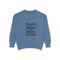 Bonus Dad Sweatshirt, Family By Heart Dad By Choice, Father's Day Gift For Bonus Dad, Stepdad Sweatshirt, Fathers Day Gift Idea