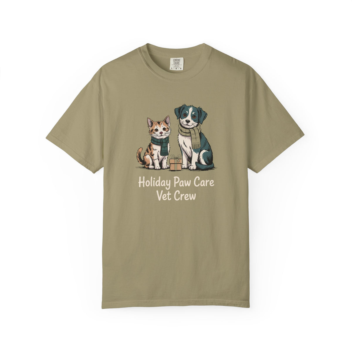 Vet Crew Christmas Shirt, Holiday Paw Care Tee, Veterinary Staff Gift, Vet Tech Christmas Shirt, Funny Vet Crew Shirt, Animal Clinic Holida…