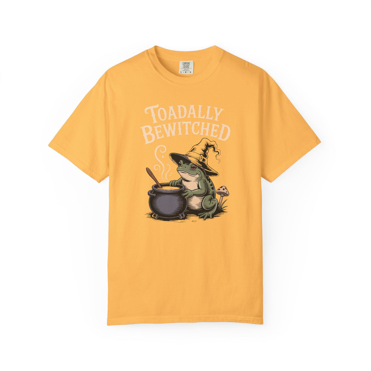 Toadally Bewitched Halloween Shirt, Cute Witch Toad T-Shirt, Vintage Storybook Frog Tee, Spooky Season Cottagecore Gift