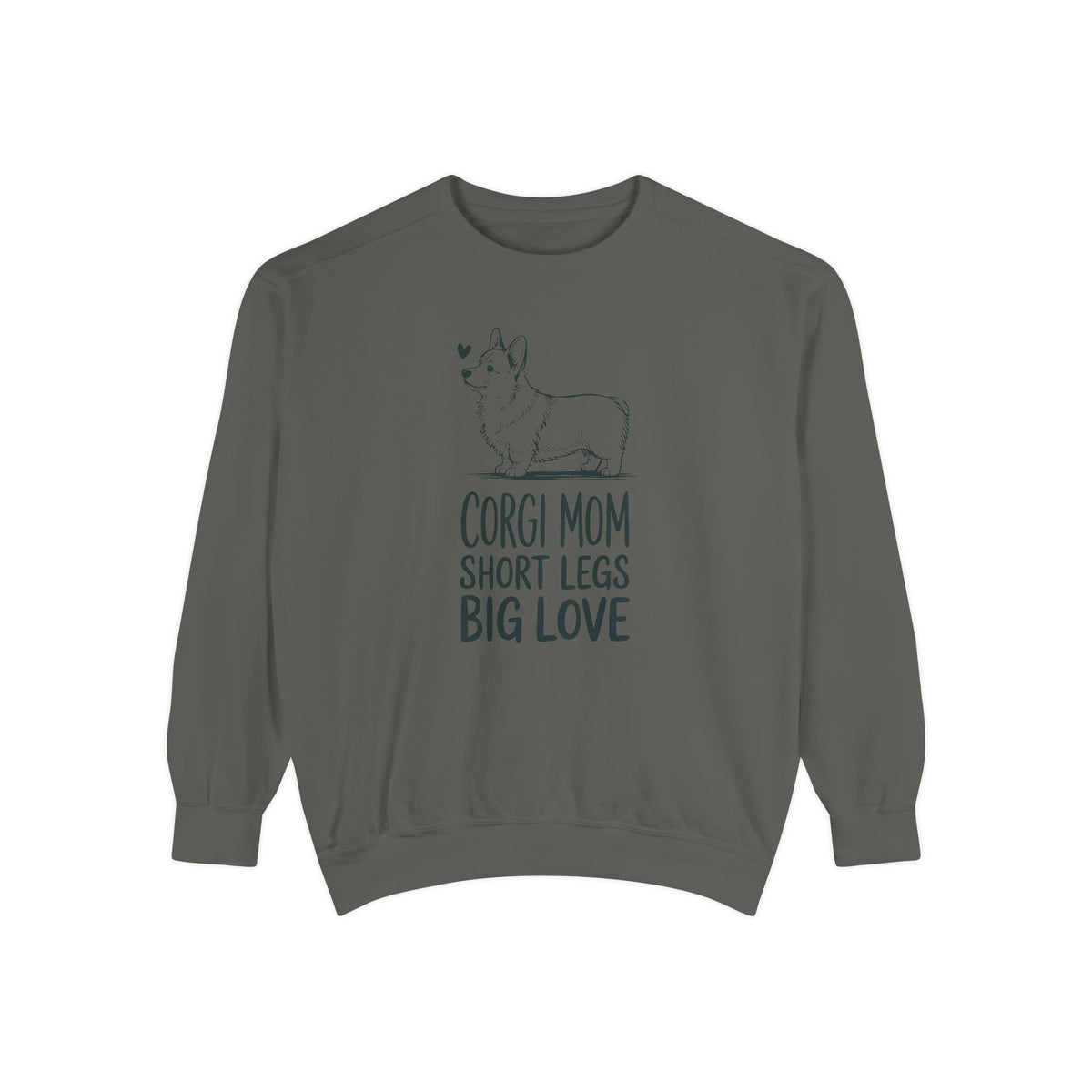 Corgi Mom Sweatshirt, Short Legs Big Love Crewneck, Corgi Dog Mom Gift, Family Roles Sweatshirt, Funny Corgi Lover Gift, Dog Mom Crewneck
