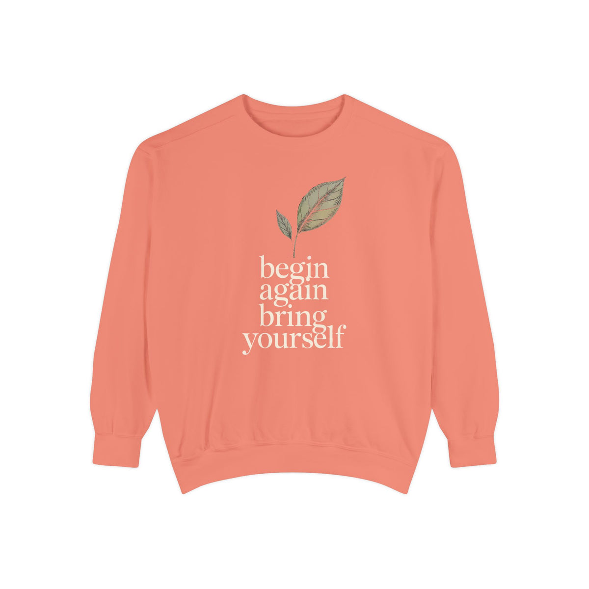 New Job Sweatshirt, Begin Again Crewneck, New Chapter Gift, Faith Based Gift, Positive Message Sweatshirt, Inspirational New Job Gift