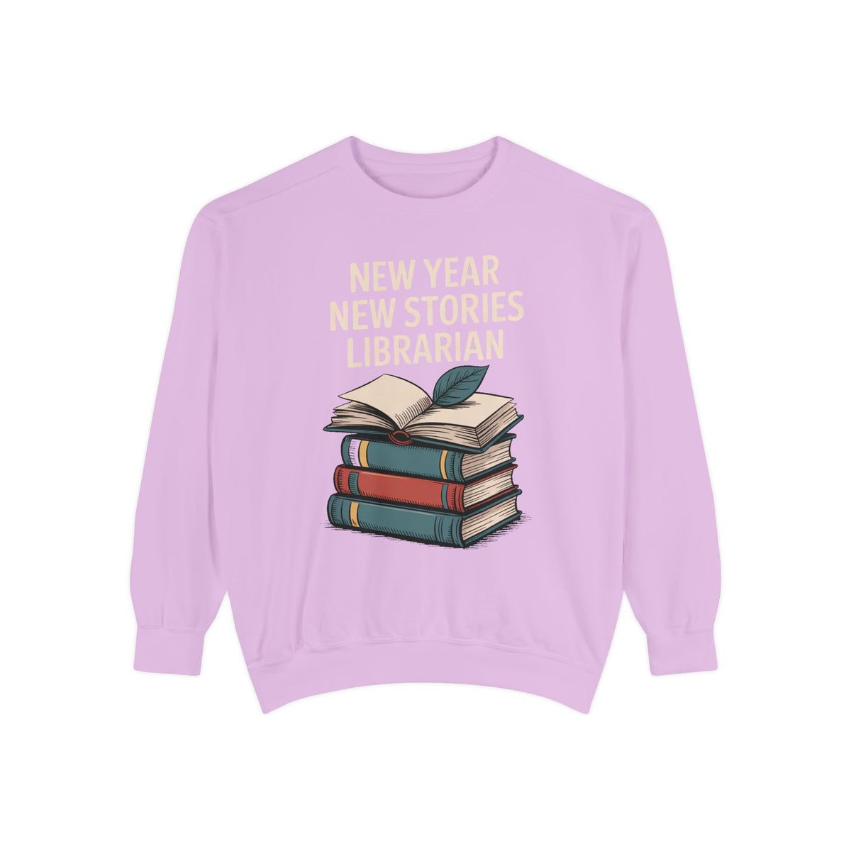 Librarian Sweatshirt, Back to School Gift For Librarian, New Year New Stories Tee, Library Lover Crewneck, Librarian Appreciation Gift