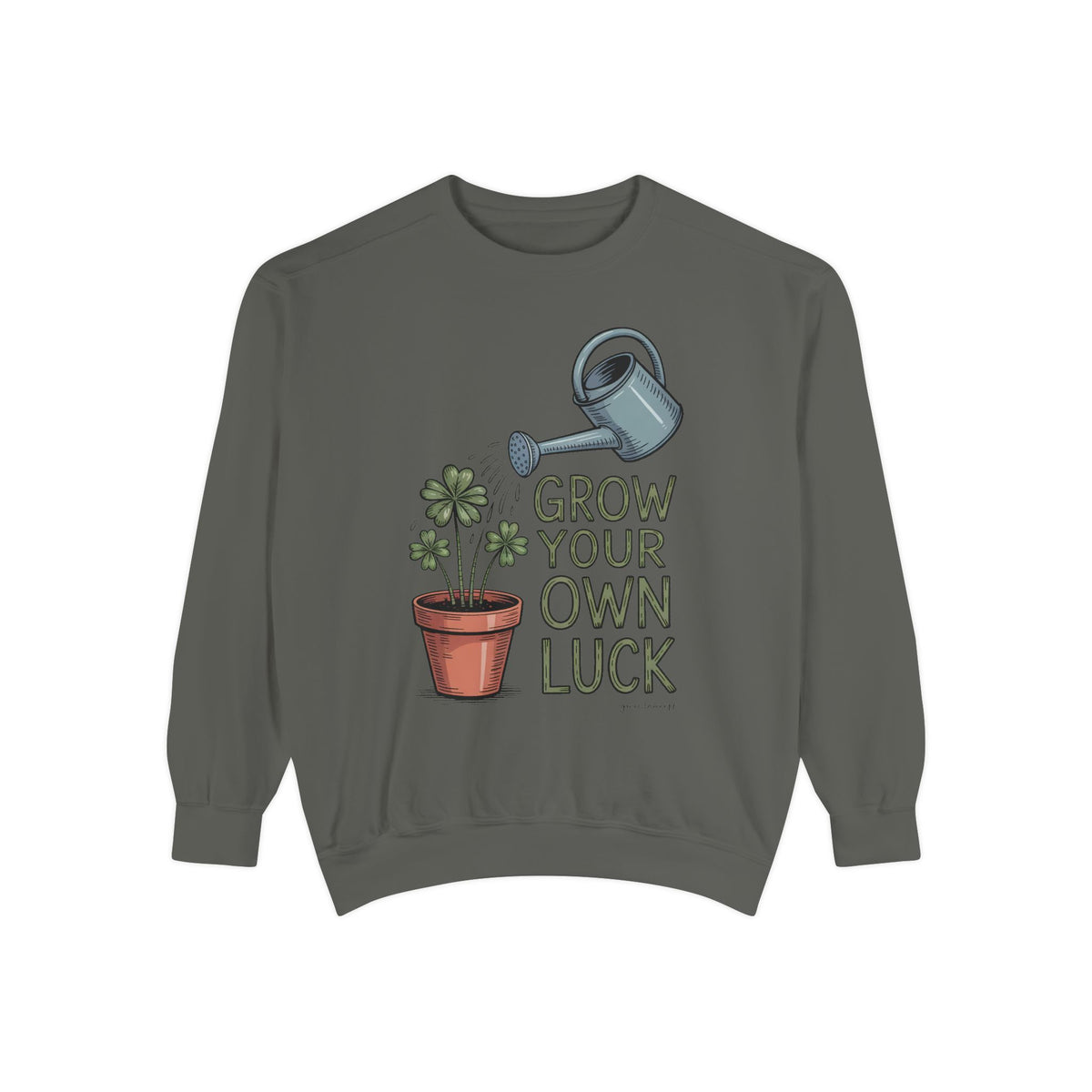 Gardener Sweatshirt, St Patrick's Day Gift For Gardener, Grow Your Own Luck Shirt, Plant Lover Sweatshirt, Shamrock Garden Gift, Lucky Gard…