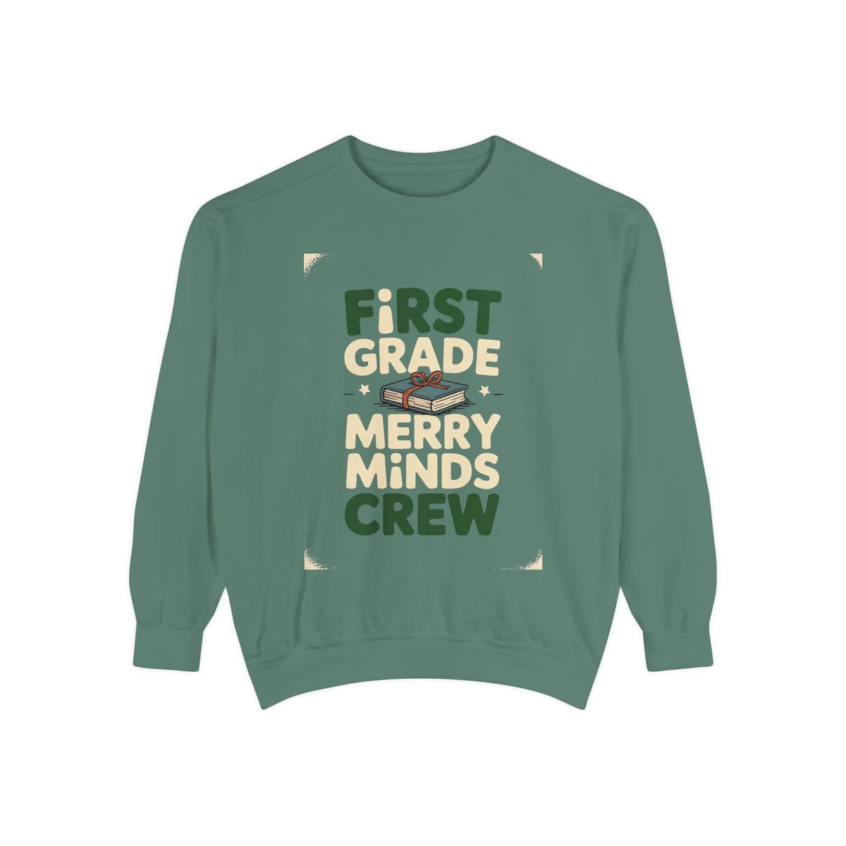 First Grade Teacher Sweatshirt, Merry Minds Crew Christmas Shirt, First Grade Crew Gift, Christmas Teacher Team Sweatshirt, 1st Grade Teach…