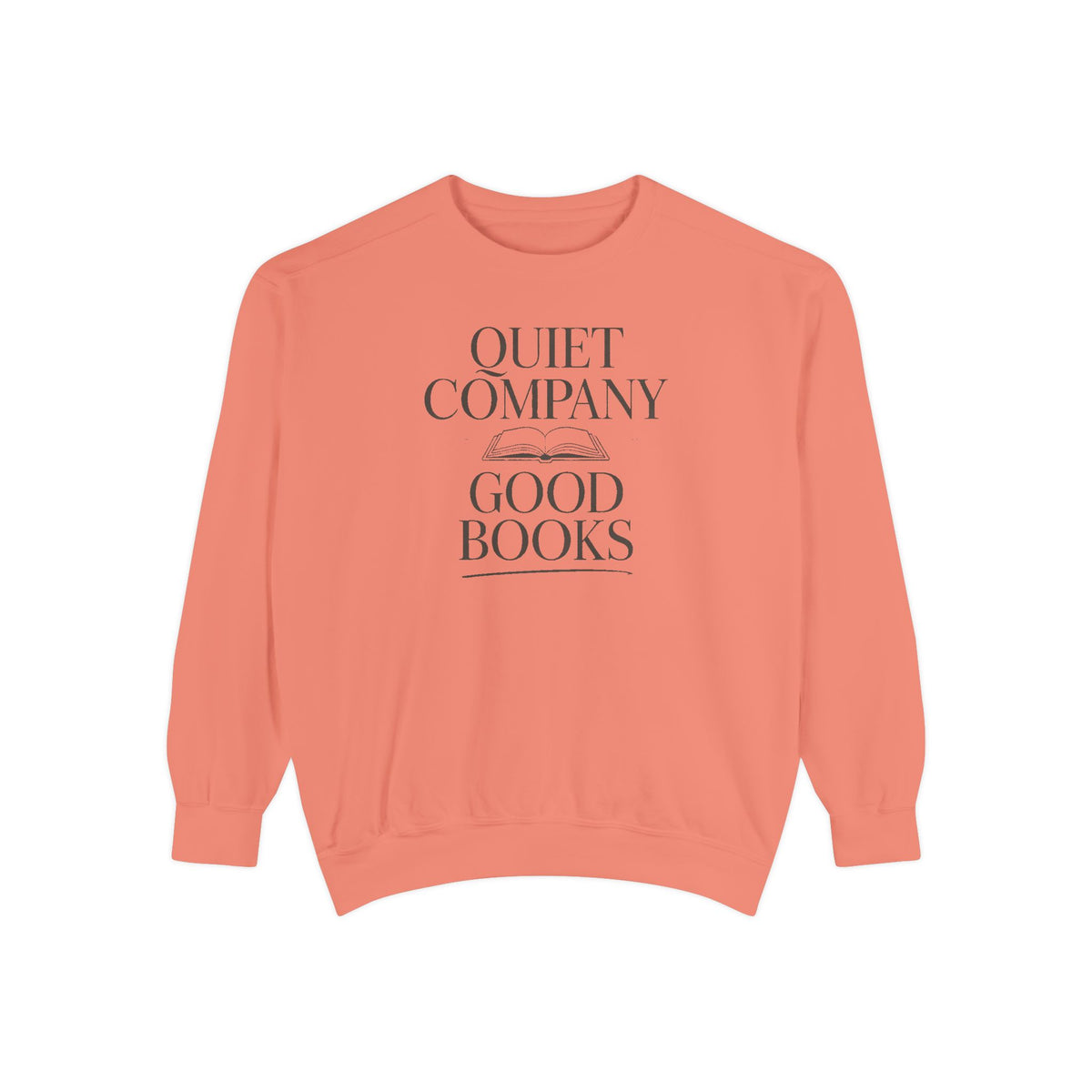 Introvert Reader Sweatshirt, Quiet Company Good Books Crewneck, Book Lover Gift, Reading Hobby Sweatshirt, Bookish Gift For Introverts