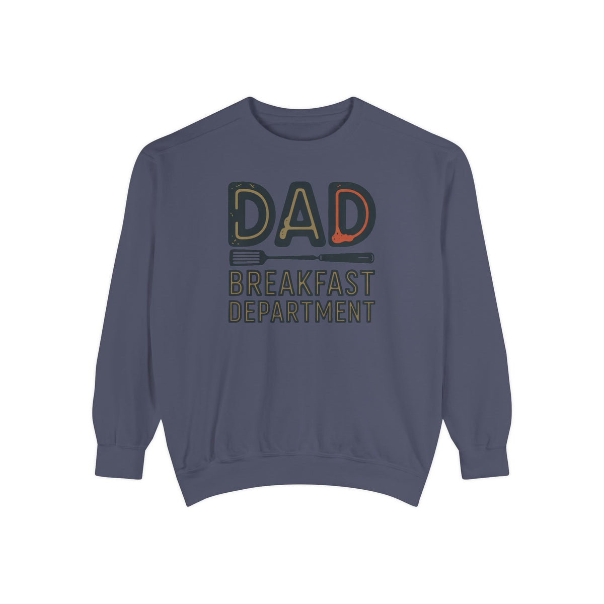 Dad Sweatshirt, Breakfast Department, Father's Day Gift For Dad Who Cooks, Funny Cooking Dad Crewneck, Retro Grilling Dad Gift