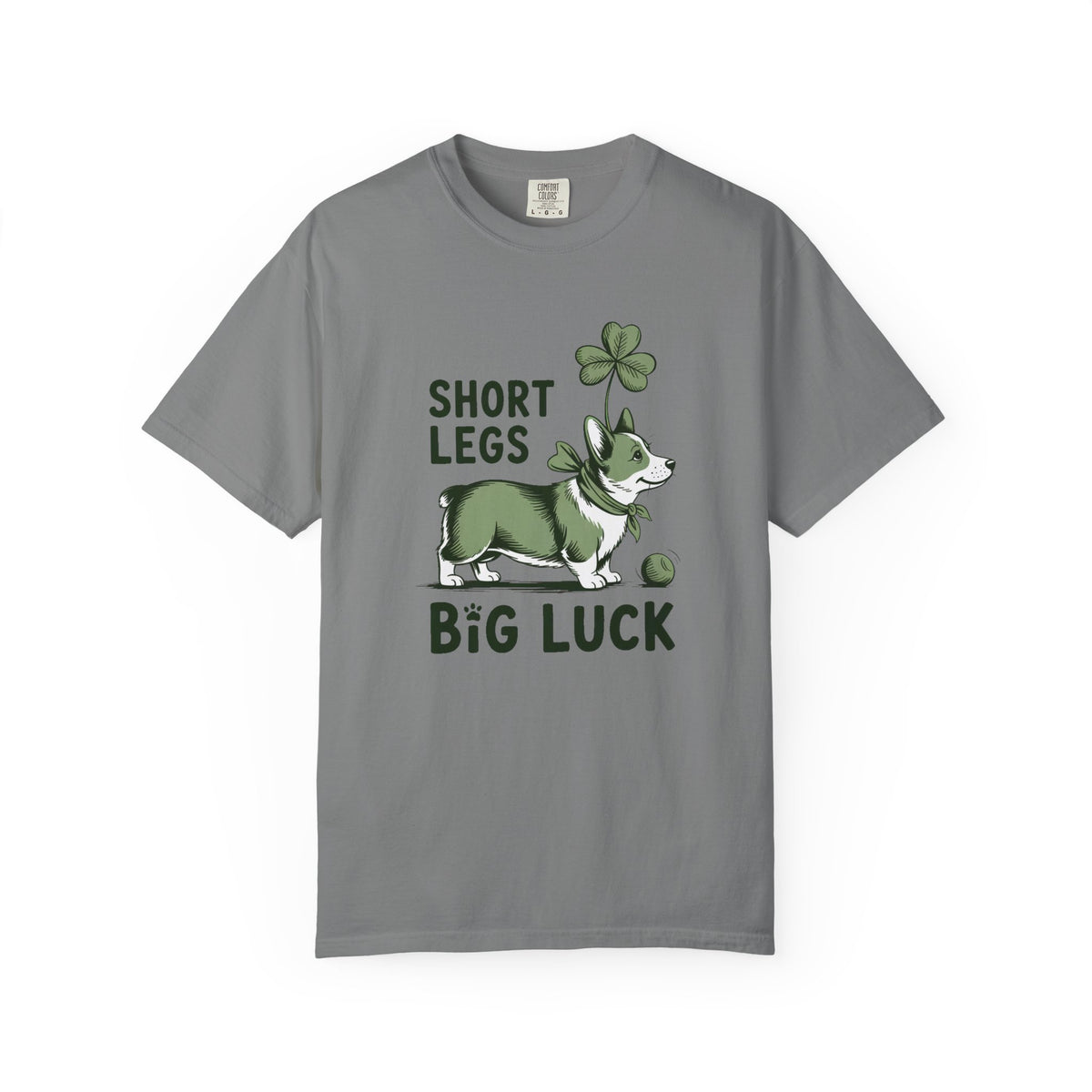 Corgi Owner Shirt, St Patrick's Day Shirt, Short Legs Big Luck Corgi Tee, Funny Corgi Gift, St Paddy's Day Dog Lover Shirt, Lucky Corgi Mom…