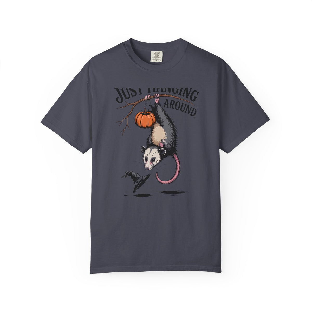 Just Hanging Around Opossum Shirt, Vintage Halloween Possum T-Shirt, Funny Halloween Gift, Retro Naturalist Tee
