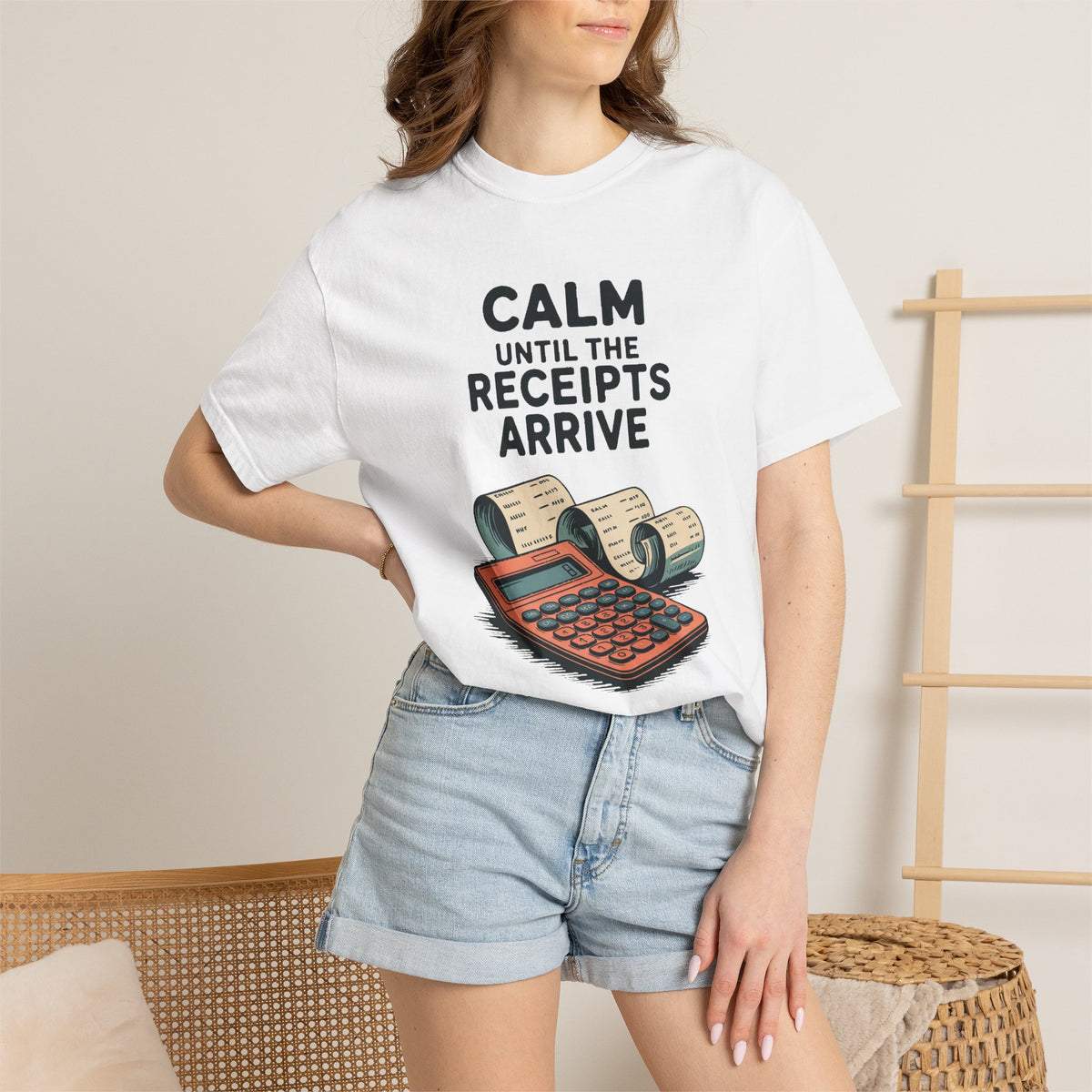 Accountant Shirt, Calm Until The Receipts Arrive, Funny Accountant Gift, Accounting Sarcasm Tee, Tax Season Shirt, CPA Gift Idea