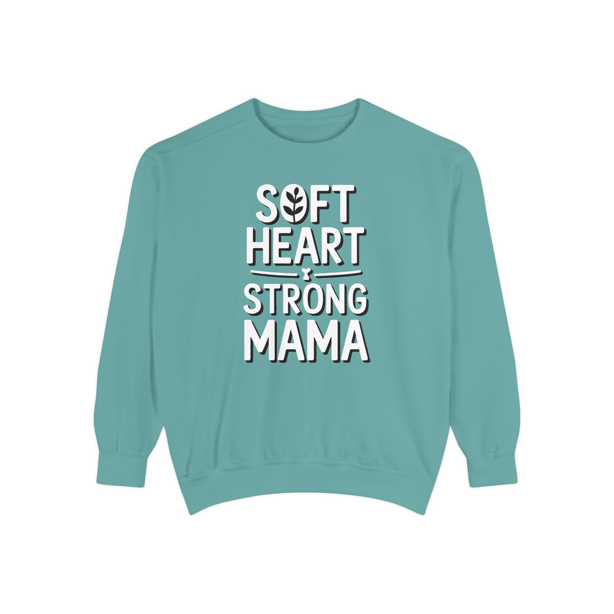 Mom Sweatshirt, Soft Heart Strong Mama Crewneck, Mothers Day Gift For Mom, Floral Patchwork Mom Shirt, Embroidered Mama Sweatshirt