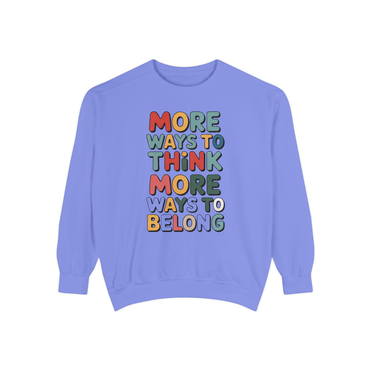 Autism Acceptance Sweatshirt, More Ways To Think Crewneck, Neurodiversity Awareness Gift, Autism Support Sweater, Infinity Loop Design, Inc…