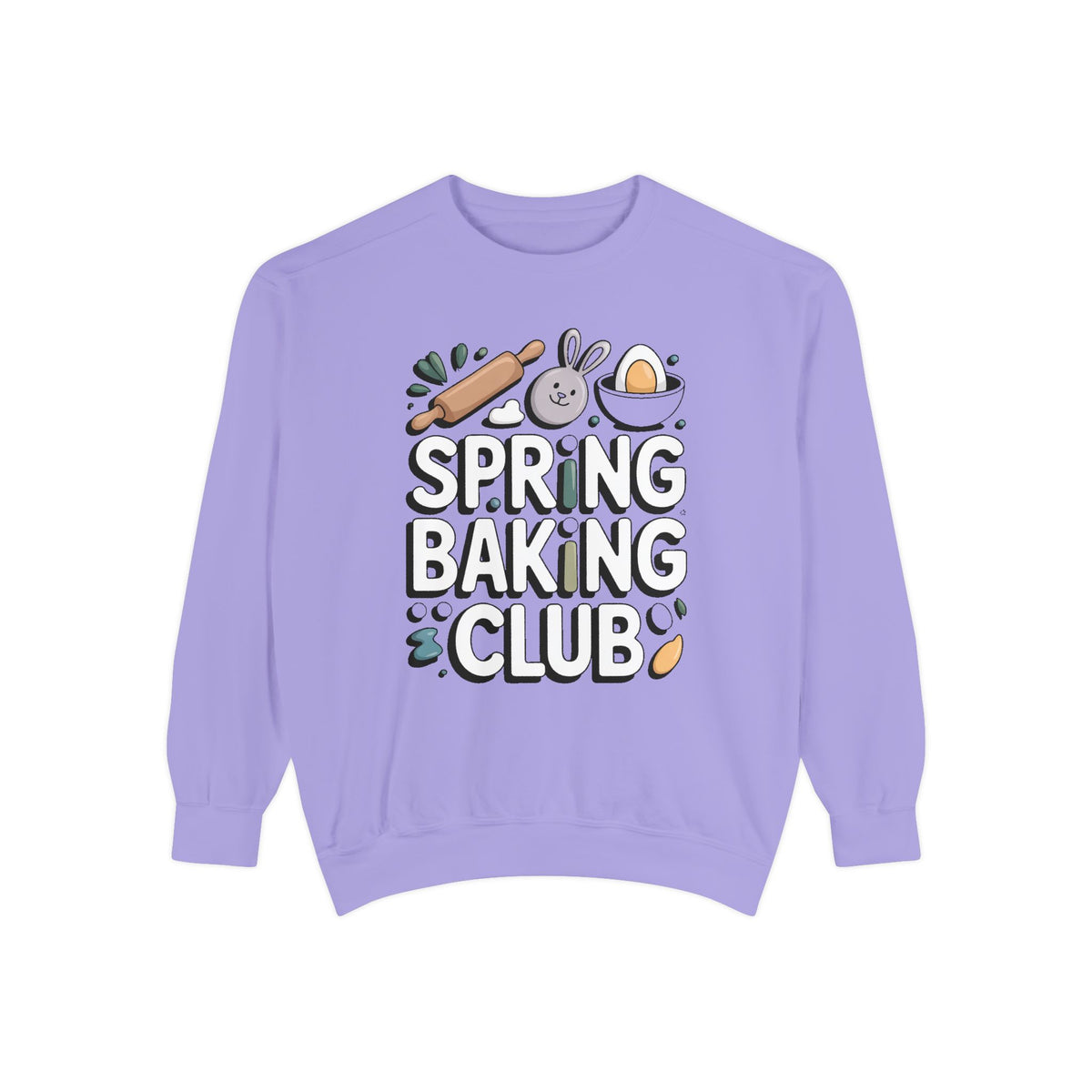 Home Baker Sweatshirt, Easter Gift for Baker, Spring Baking Club Crewneck, Easter Baking Lover Sweatshirt, Cute Easter Gift for Her