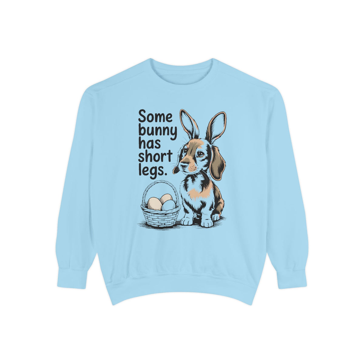Dachshund Owner Sweatshirt, Some Bunny Has Short Legs, Funny Easter Gift For Dog Mom, Wiener Dog Easter Sweatshirt, Dachshund Easter Tee