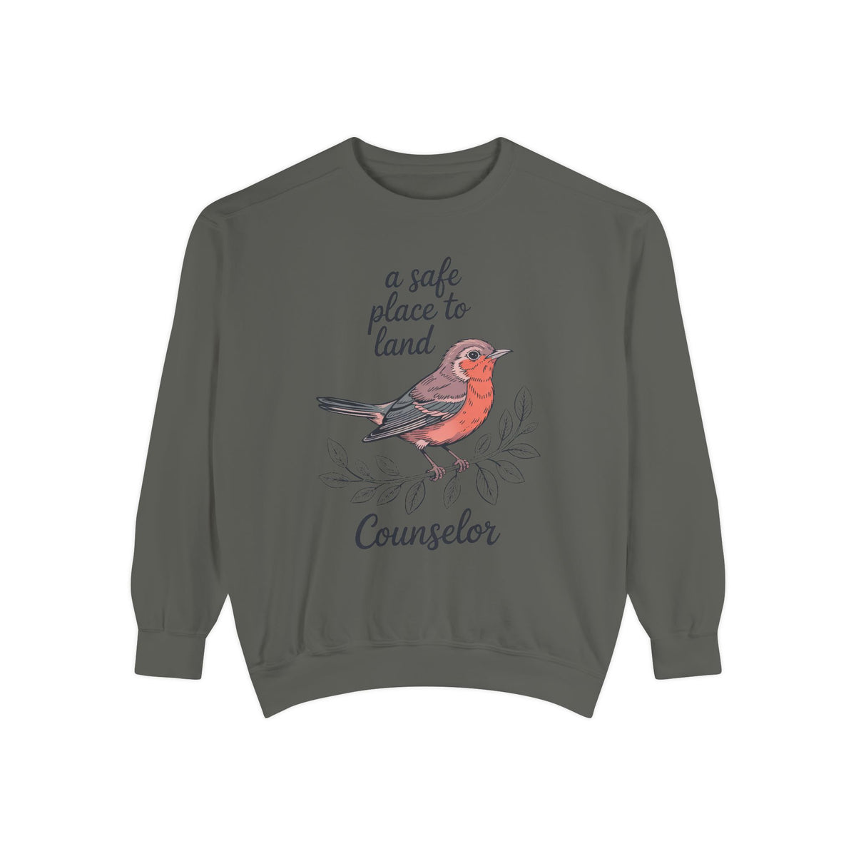 School Counselor Sweatshirt, A Safe Place To Land, Counselor Appreciation Gift, Teacher Appreciation Crewneck, Counselor Week Sweatshirt, G…