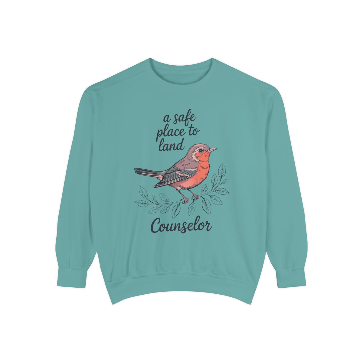 School Counselor Sweatshirt, A Safe Place To Land, Counselor Appreciation Gift, Teacher Appreciation Crewneck, Counselor Week Sweatshirt, G…