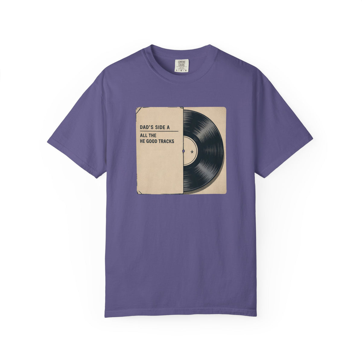 Dad's Side A Shirt, Music Lover Dad Gift, Father's Day Shirt For Vinyl Record Dad, Funny Dad Tee, All The Good Tracks Shirt, Gift For Music…