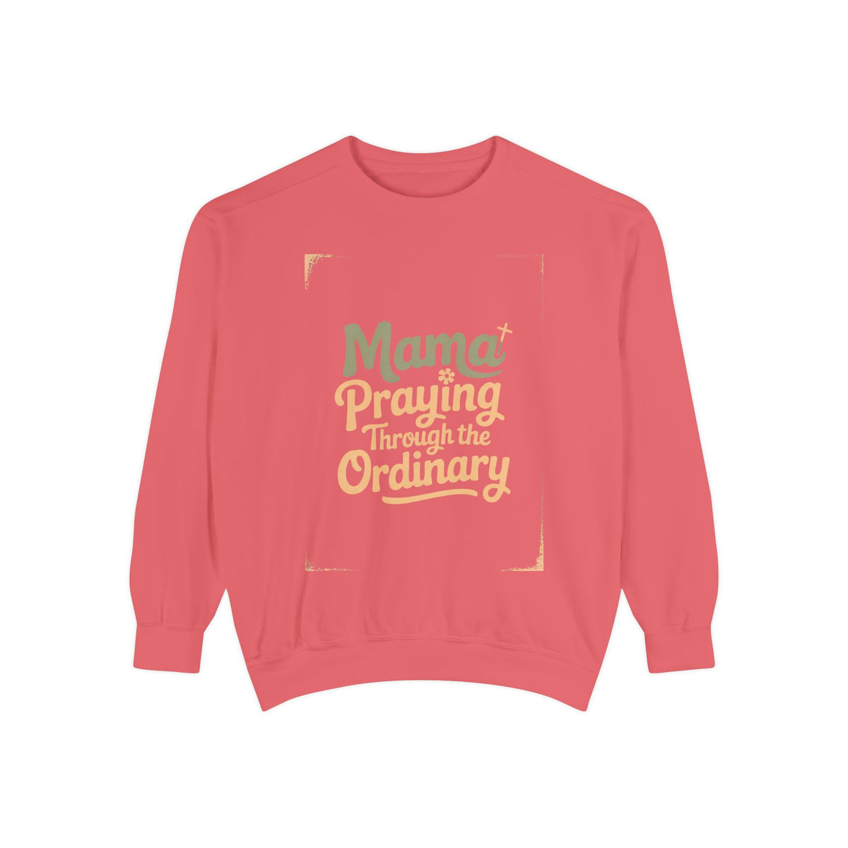 Christian Mom Sweatshirt, Praying Through The Ordinary Crewneck, Faith Based Gift For Mom, Mama Sweatshirt, Religious Mom Gift