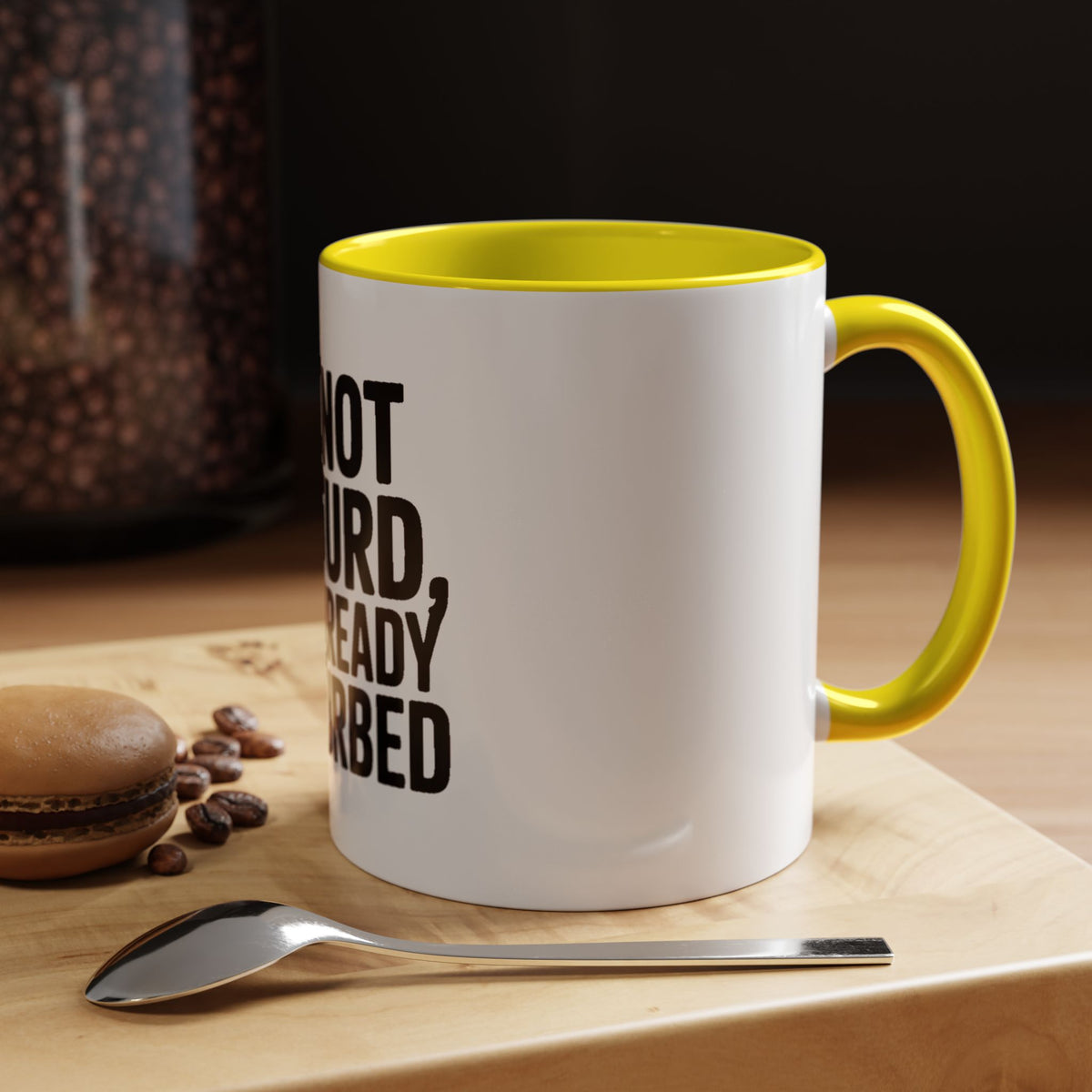 Do Not Disturb Already Disturbed Mug, Funny Sarcastic Coffee Mug, Introvert Gift, Bold Typography Mug, Funny Quote Coffee Cup