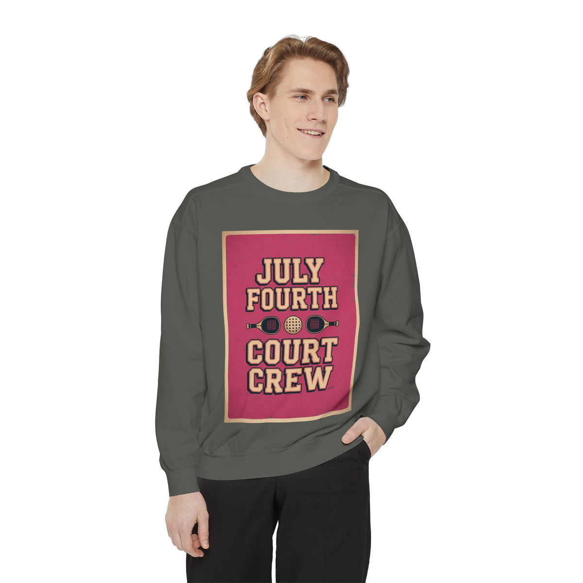 Pickleball Club Sweatshirt, Fourth Of July Gift For Pickleball Lovers, Court Crew Crewneck, Patriotic Pickleball Team Shirt, July 4th Sweat…