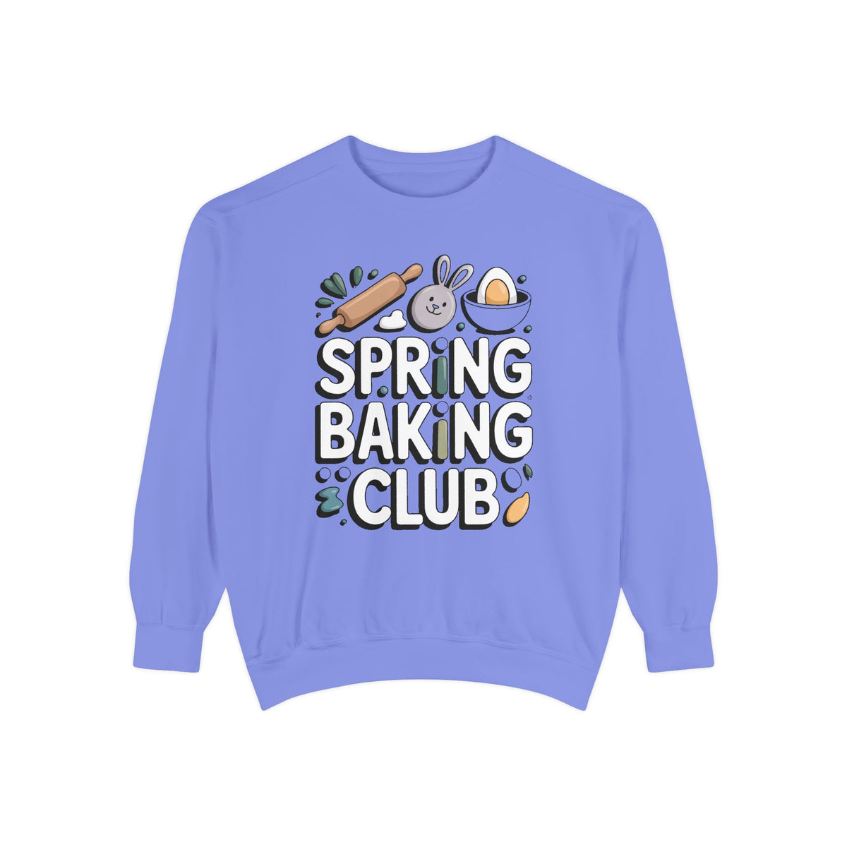 Home Baker Sweatshirt, Easter Gift for Baker, Spring Baking Club Crewneck, Easter Baking Lover Sweatshirt, Cute Easter Gift for Her