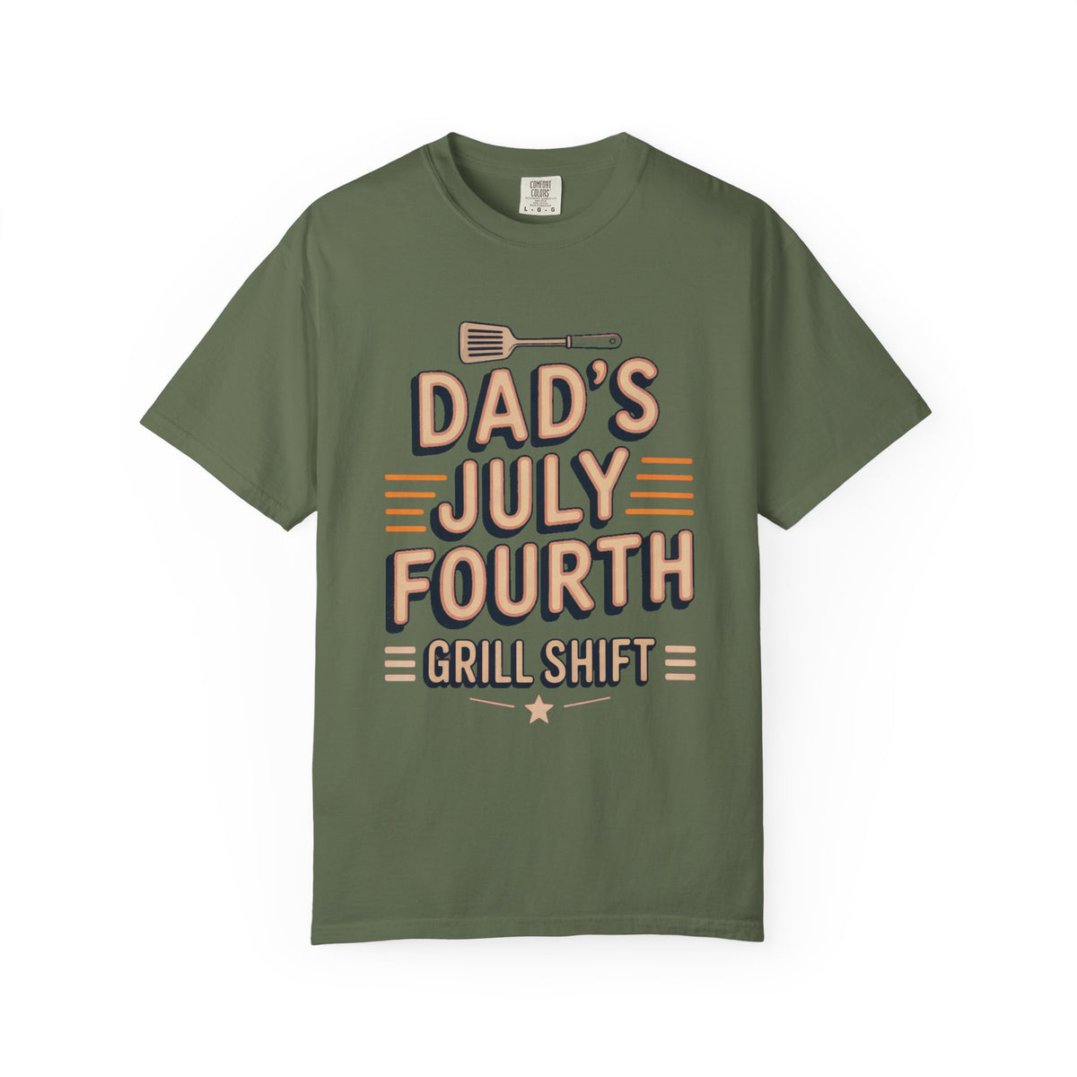 Dad's Fourth of July Shirt, Grill Shift BBQ Dad Tee, Funny Patriotic Grilling Gift For Dad, 4th Of July Dad Shirt, BBQ Dad Gift