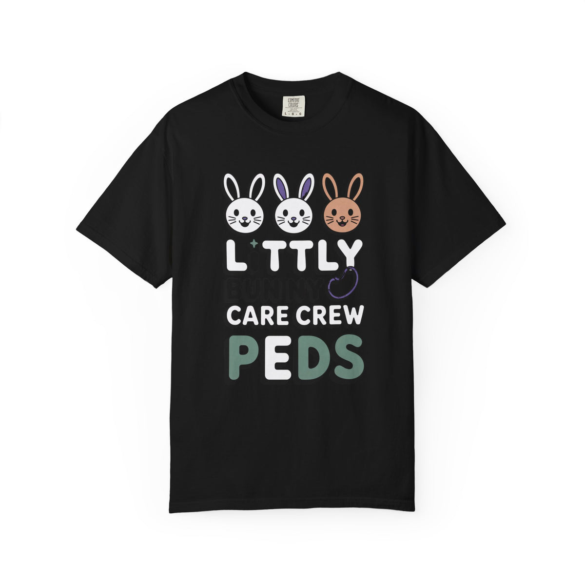 Pediatric Nurse Shirt, Little Bunny Care Crew Tee, Easter Gift For Peds Nurse, Funny Pediatric Nurse Easter Shirt, PEDS Nurse Appreciation…