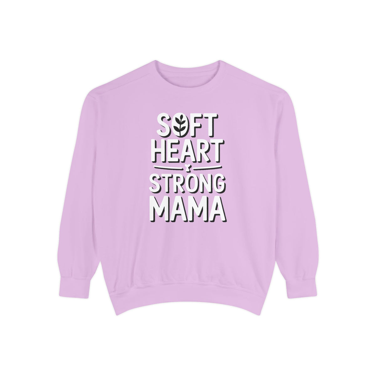 Mom Sweatshirt, Soft Heart Strong Mama Crewneck, Mothers Day Gift For Mom, Floral Patchwork Mom Shirt, Embroidered Mama Sweatshirt
