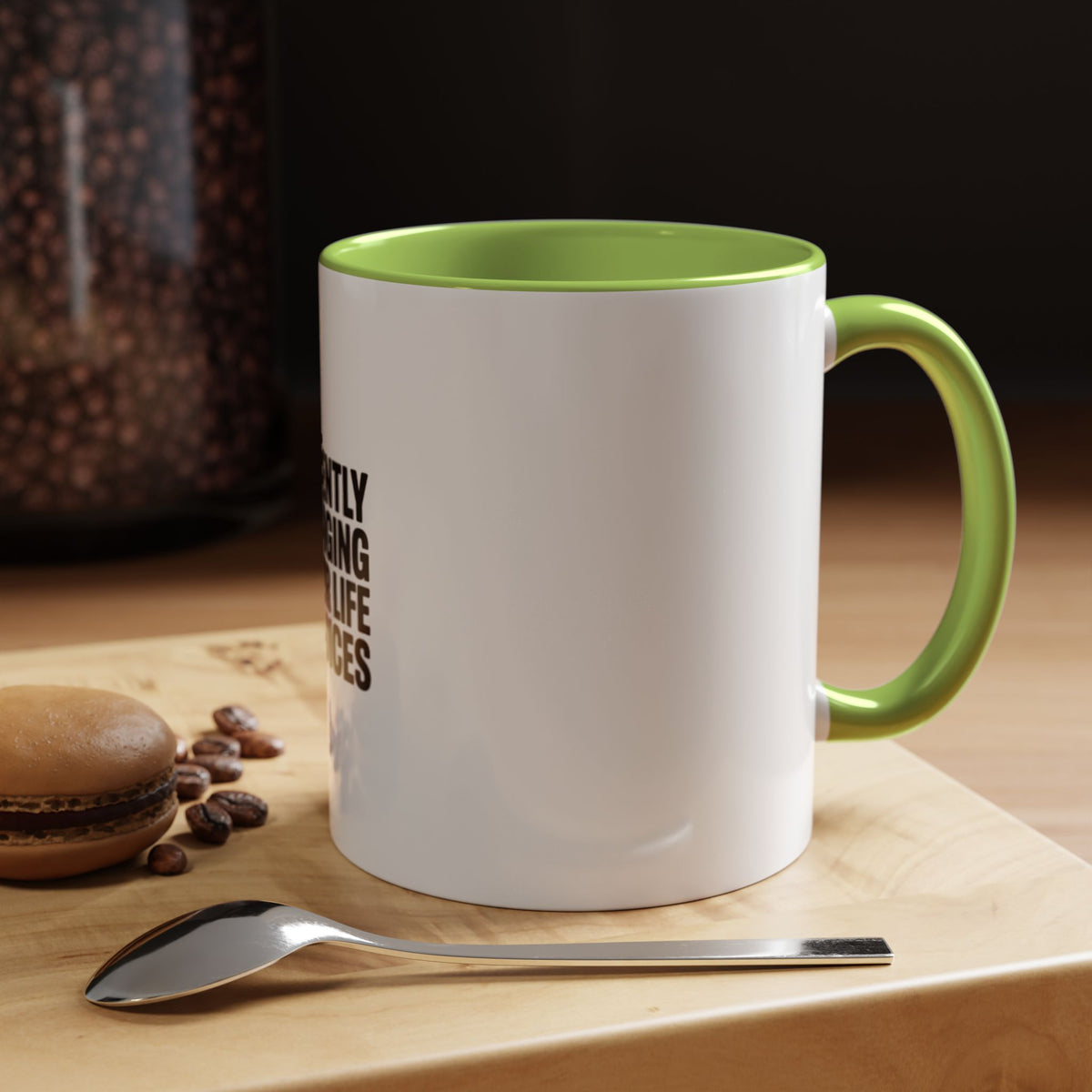 Silently Judging Your Life Choices Mug, Funny Sarcastic Coffee Mug, Bold Typography Coffee Cup, Snarky Gift for Coworker or Friend