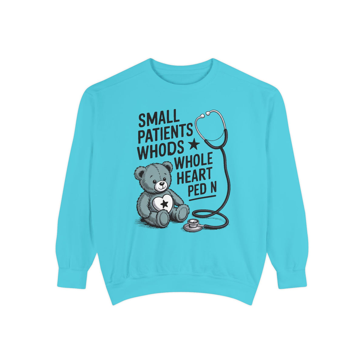 Peds RN Sweatshirt, Pediatric Nurse Gift, Small Patients Whole Heart Crewneck, Nurse Retirement Gift, Pediatric Nurse Appreciation Sweatshi…