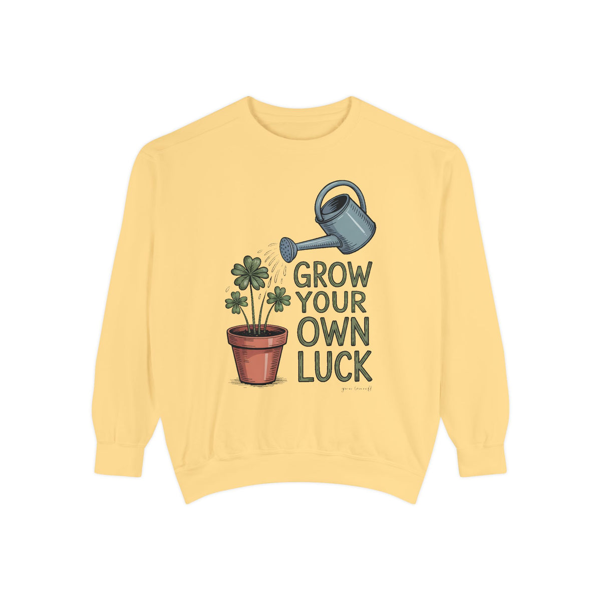 Gardener Sweatshirt, St Patrick's Day Gift For Gardener, Grow Your Own Luck Shirt, Plant Lover Sweatshirt, Shamrock Garden Gift, Lucky Gard…