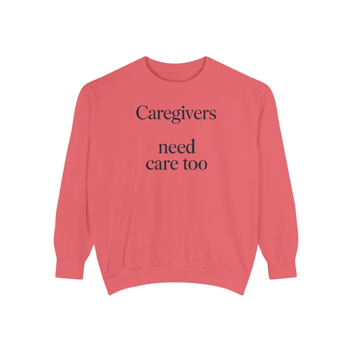Alzheimer's Caregiver Sweatshirt, Caregivers Need Care Too, Alzheimer's Awareness Gift, Caregiver Support Crewneck, Embroidered Sweatshirt…
